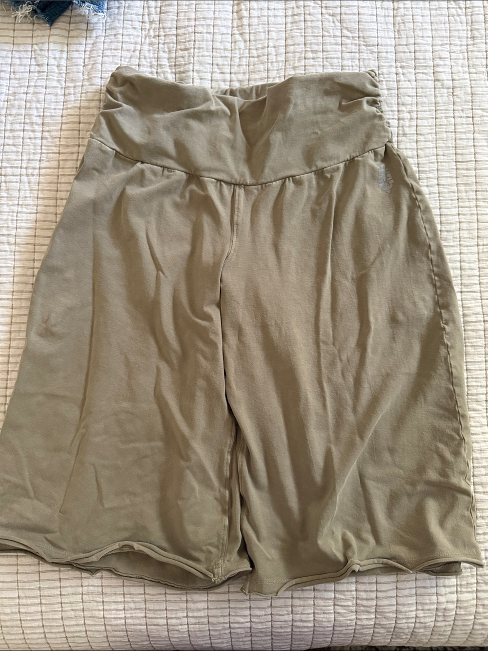 FP Movement by Free People Olive High-Waist Pull-On Shorts